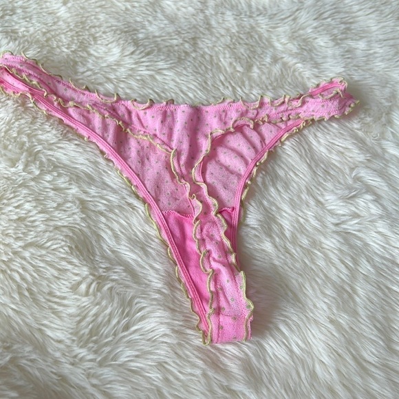 Vintage Victoria’s Secret Fairy Mesh Panty - Picture 2 of 5